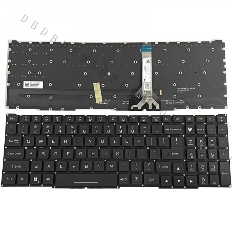 AA+New US RGB Backlit Laptop Keyboard For Acer Predator Helios NEO 16 PHN16-71 Replacement