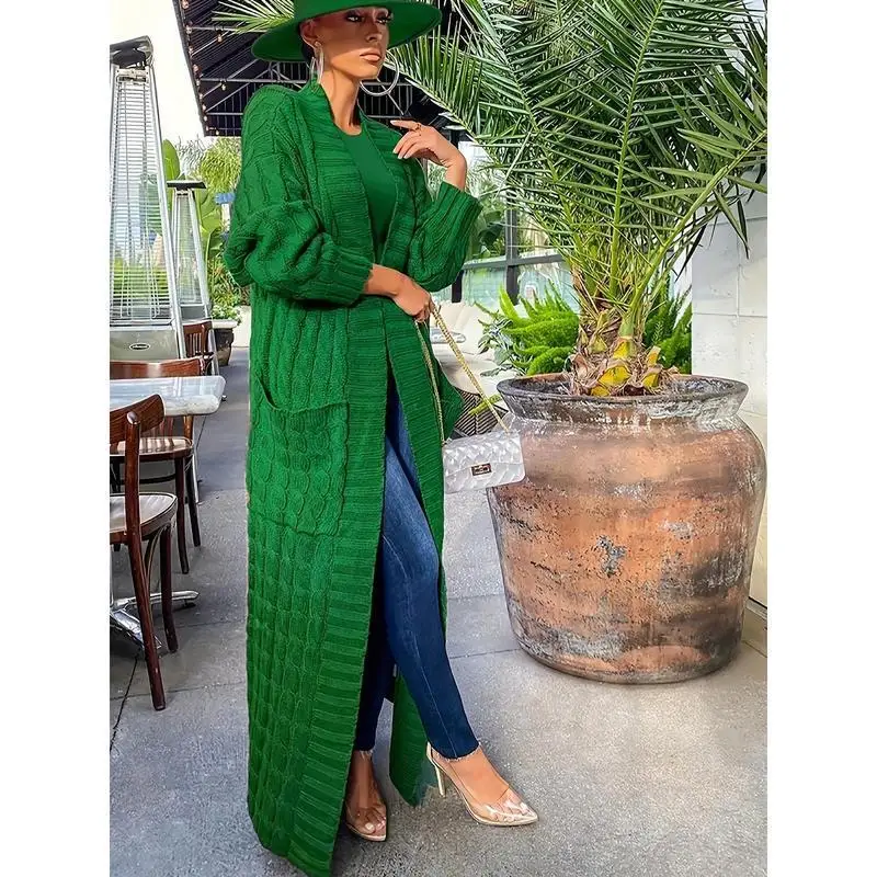 

plus Size Long Sweater Women's Fashion Spring 2026 Thickened Comfortable Fit Other Material 100% Details to Be Announced