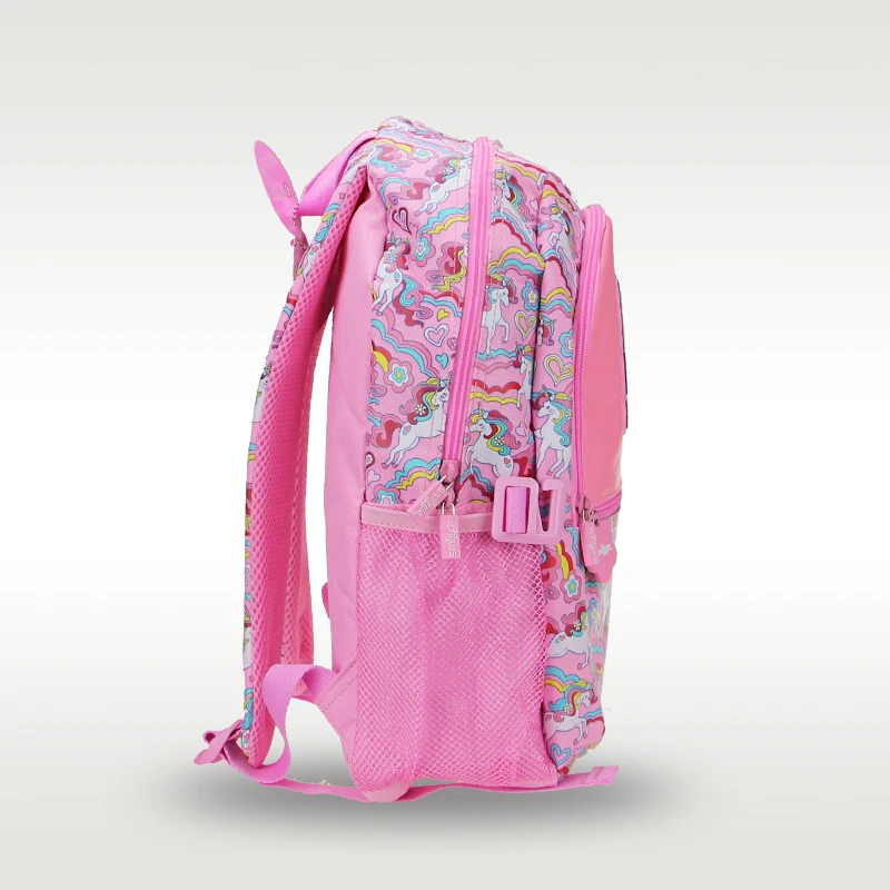 Austrália smiggle original venda quente mochila infantil bonito menina rosa amor unicórnio mochila escolar de alta qualidade 16 polegadas