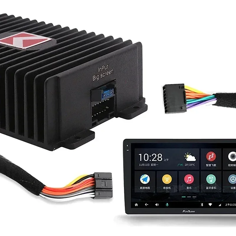 Amplificatore di potenza per auto Hi-Fi Booster Audio Processori audio digitali 4 * 80W per altoparlante Android Subwoofer Power Car Radio Stereo