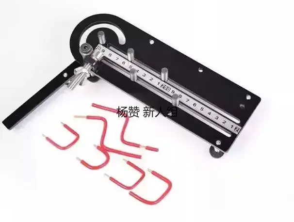 

Mini Manual Wire Bending Machine Tools 1-25MM2 Power Cable BV Hard Copper Iron Wire Bender 20-150°Angle control acc#