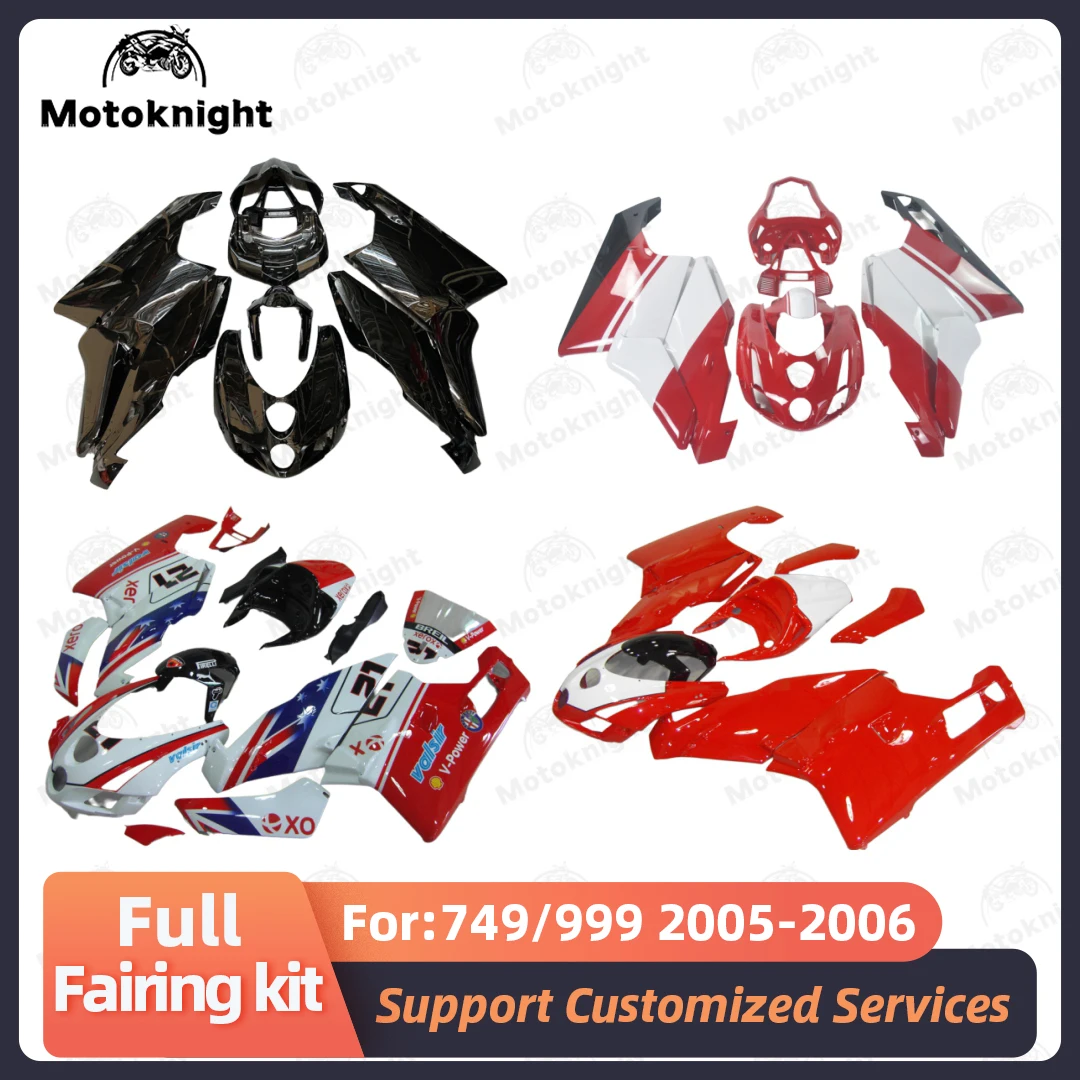 New ABS Plastic Fairing Kit Fit For Ducati 749 999 2005 2006 Full Set Motorcycle Fairings Painted Bodywork 4 Gifts