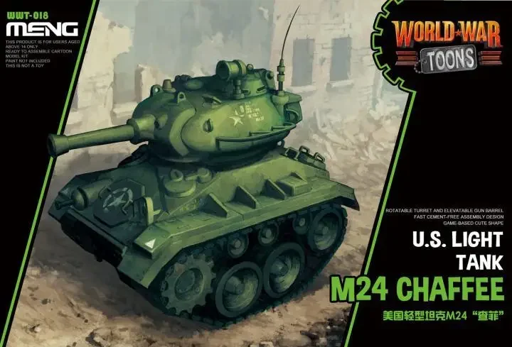 

MENG WWT-018 Q version WWT U.S. Светильник TANK M24 CHAFFEE Model Kit