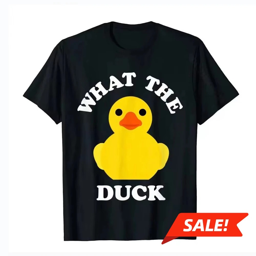 

2025 Cute Rubber Duck Lover Bird Quack Duckies Funny Ducky T-Shirt T Fashion Men T Shirts Casual Cotton