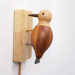 Handmade Woodpecker Door Knocker Beautifully Creative Door Knocker Retro Door Knockers Front Entry Pendant Doorbell