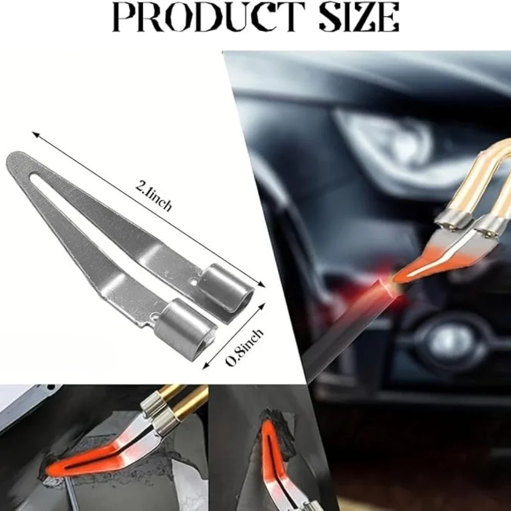 1-50Pcs 45 Degree Smooth Head Adjustable Soldering Repair Iron Elbow Design Tip Head for Plastic Welding Tool Soldering Repair