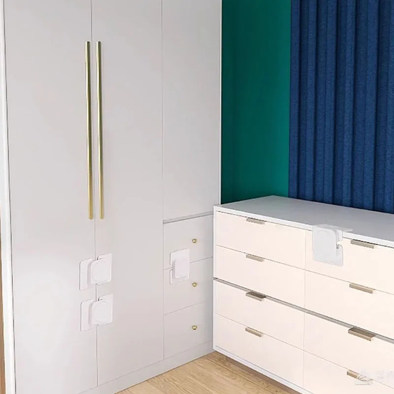 Child Safety Home Refrigerator Lock Baby Anti Open Fridge Freezer Door Locks Multifunctional Cabinet Buckle Toddler Kids Protect