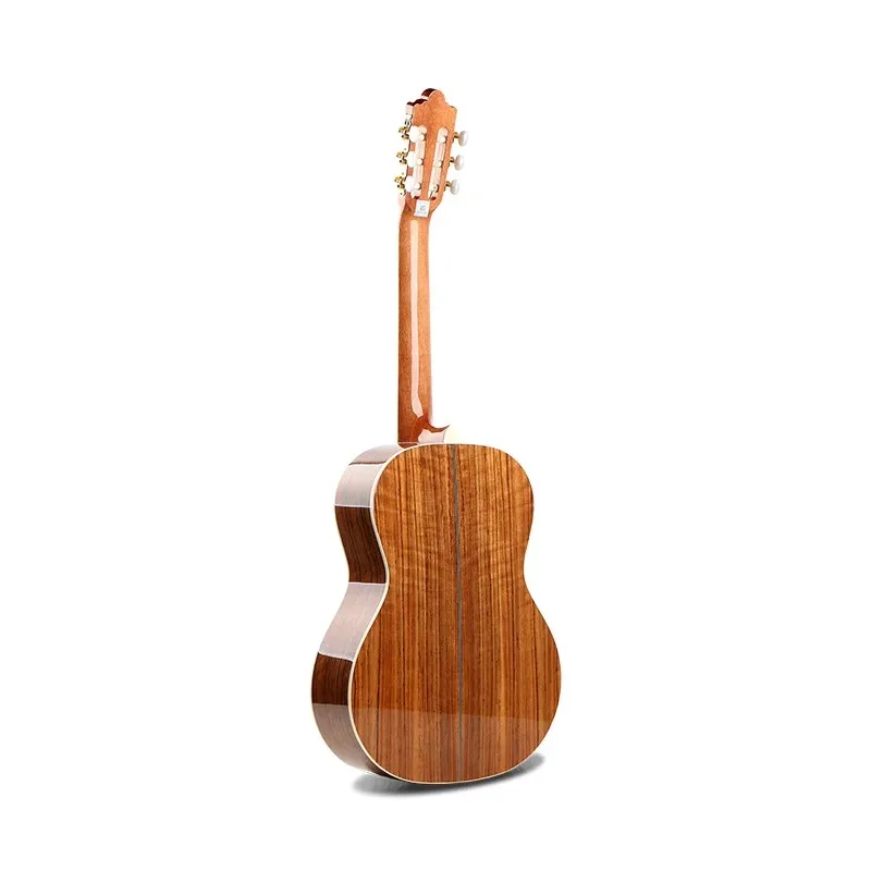 Classical Guitar Walnut Spruce Acoustic Install Pick Up Electric 39 Inches Guitarra Nylon 6 Strings Highgloss Electro