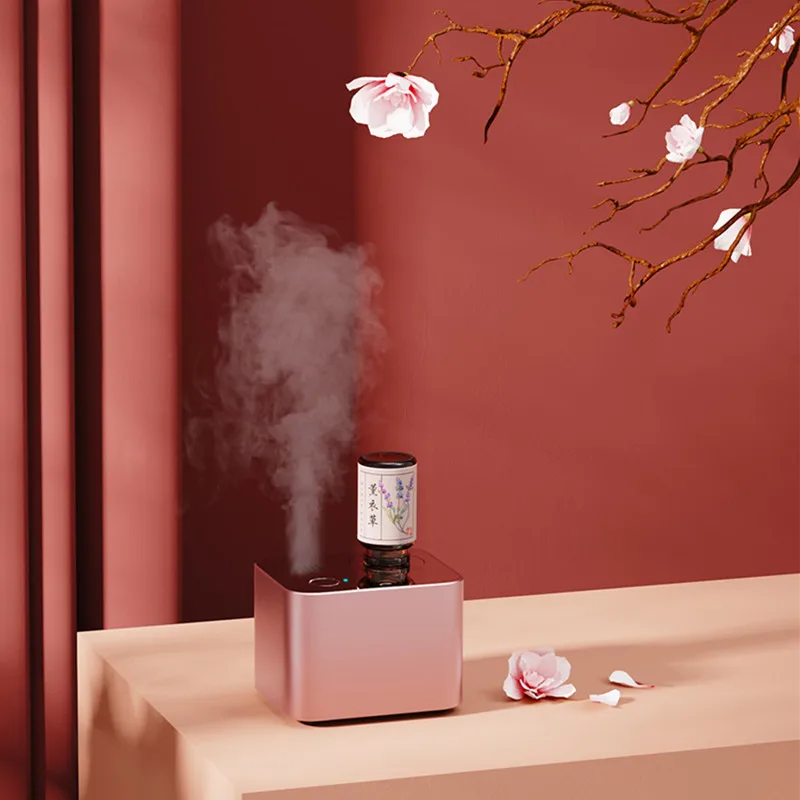 Essential ก้านปักน้ำมันหอมระเหย Nebulizer USB รถน้ำหอมปรับอากาศ Waterless แบตเตอรี่ชาร์จกลิ่น Air Aromatherapy Diffusers สำหรับ Home