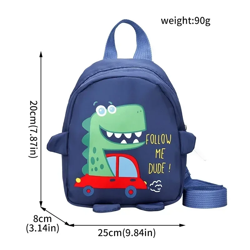 Cartoon Baby Harness Backpacks Cute Dinosaur Anti-lost School Bags Kindergarten Kids Girls Boys Schoolbag Toddler Rucksack