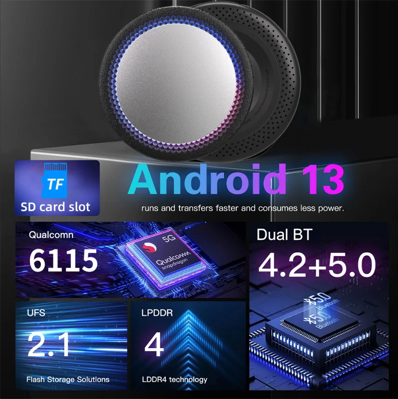 CarPlay Android Auto Play Ai Smart Box Wired to Wireless Auto USB WIFI Adapter For Youtube Netflix Mazda Box Plug GT5S view 2