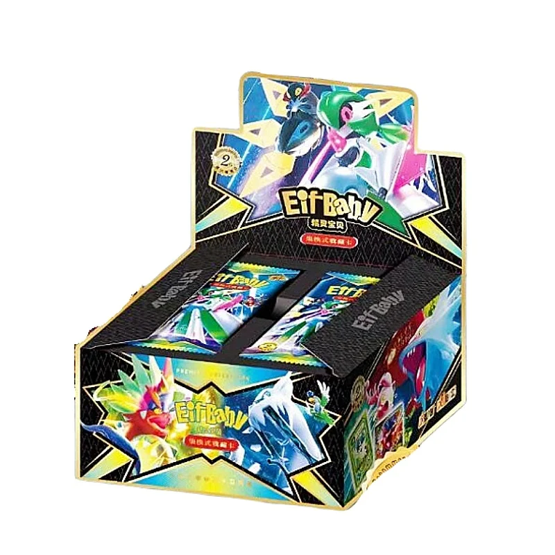 Pokemon Anime Game 30 stks Eif Card Luxe Huisdier Kaart Collectie Uitwisseling Geschenkdoos Kaart Speelgoed Kinder Hobby Kid Kerstcadeau