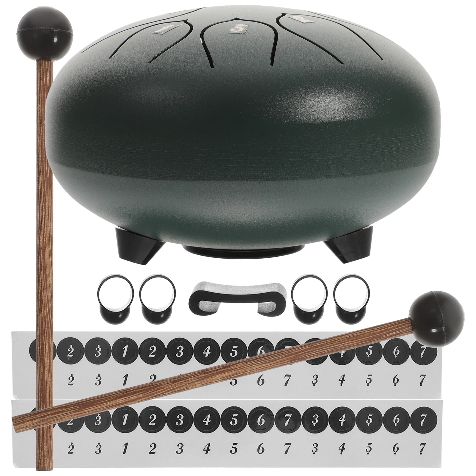 

Ethereal Drum Set Gifts Hand Instrument Drums Percussion Music for Adults Plastic Steel Tongue Child