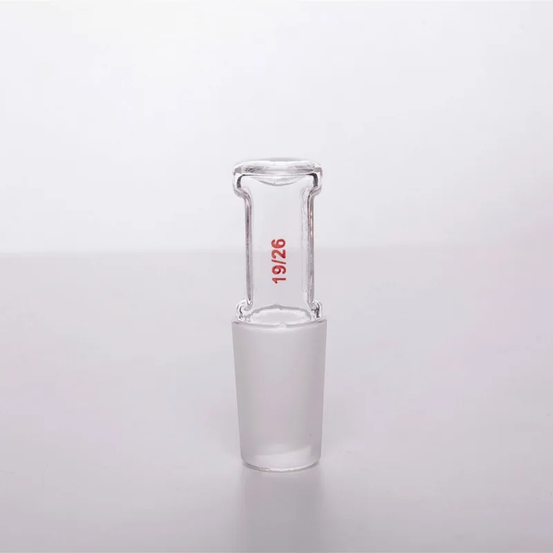 SYNTHWARE Hollow Glass Stopper, Straight Design, Male Joint 14/23 19/26 24/29 29/32,  Borosilicate Glass, S40
