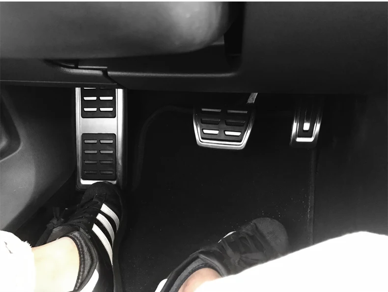 Für Volkswagen VW Polo A05 Golf A7 Passat Auto Fuß Pedale Gaspedal Bremspedal Kupplung Pedale Rest Pedale Innen Zubehör – Detail 14