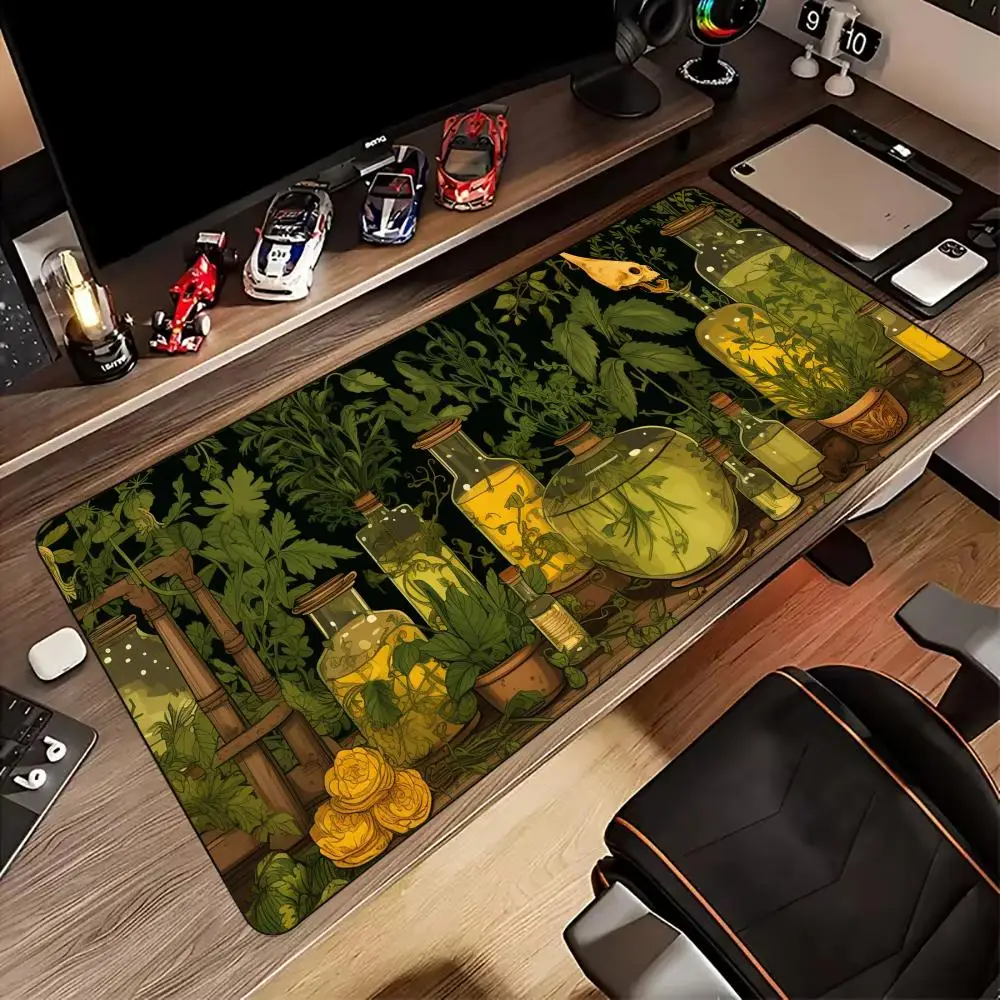 

Witch's Herbal Laboratory Mouse Pad rubber anti-slip Desk Mat pc accessories Gaming mat keypad Extended pad Desktop decoration