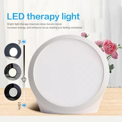 LED SAD Therapy Mood Desk Lamp Touch Timming Stepless Dimming Seasonal Affective Disorder Therapy Lamp Simulate Natural Light