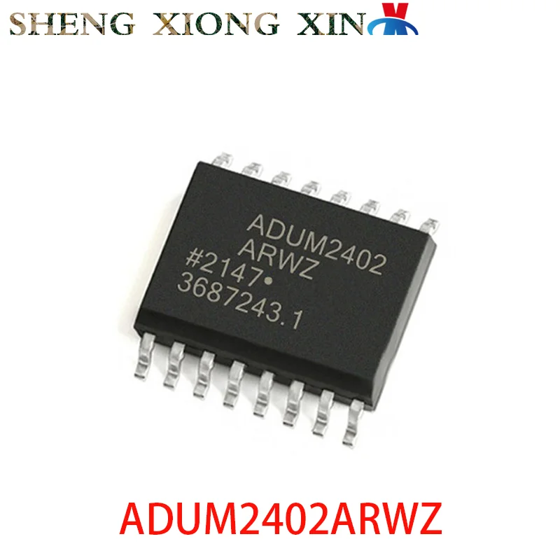 

5pcs/lot 100% NEW ADUM2402ARWZ 16-SOIC Digital Isolators ADUM2402 ARWZ Integrated Circuit
