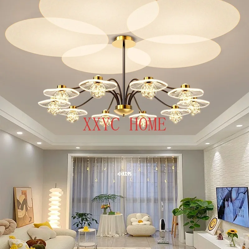 

High end atmospheric hall internet famous high-end American style main lights