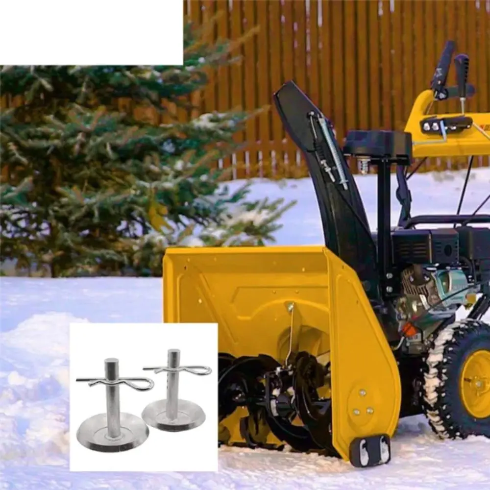 

Heavy Duty Steel Snow Plow Skid Shoe Stainless Steel Adjustable Pin Replacement Skids Non-Slip Design Round Shaft Snow Plow Feet