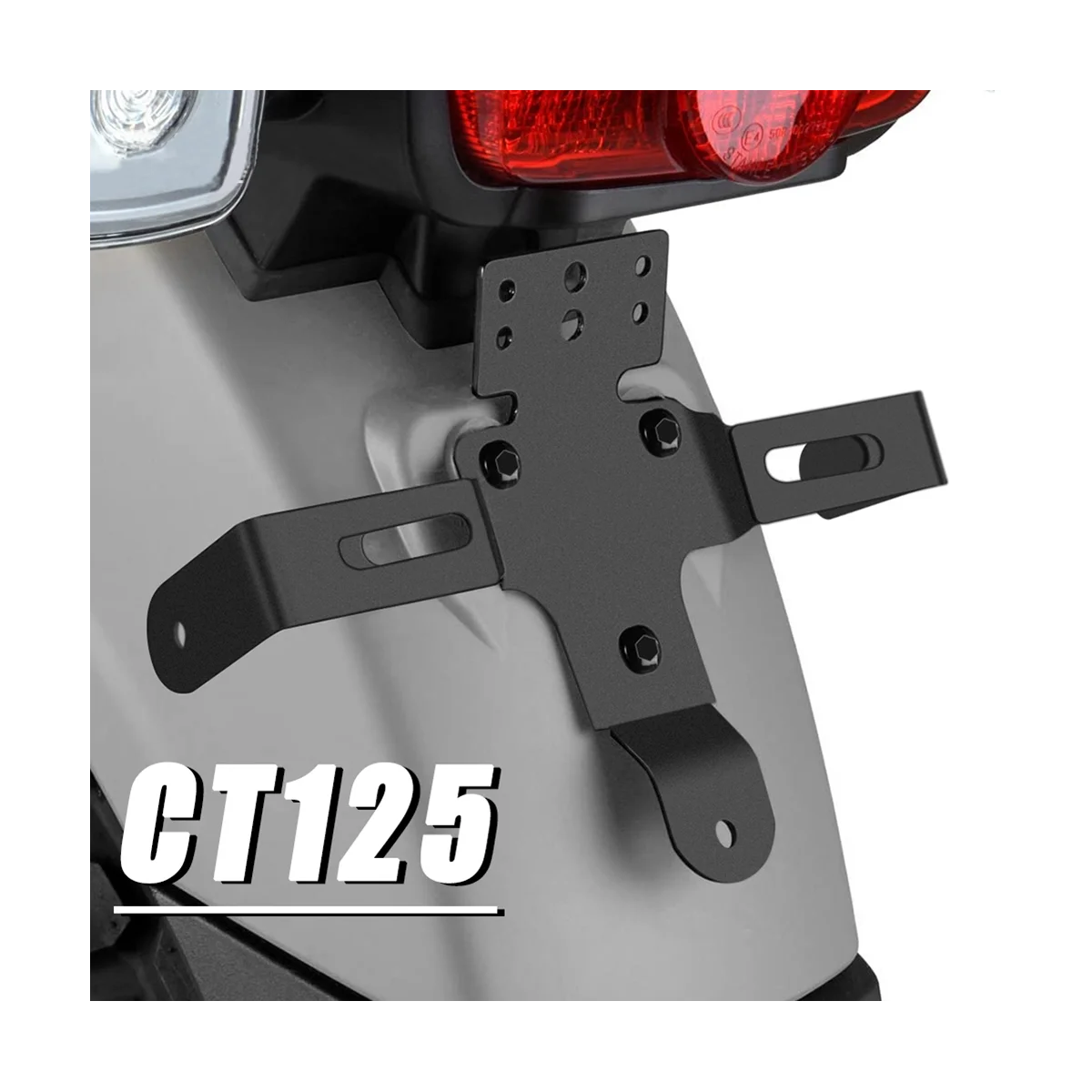 Motorcycle Accessories License Plate Holder Frame Mount Bracket for HONDA CT125 CT