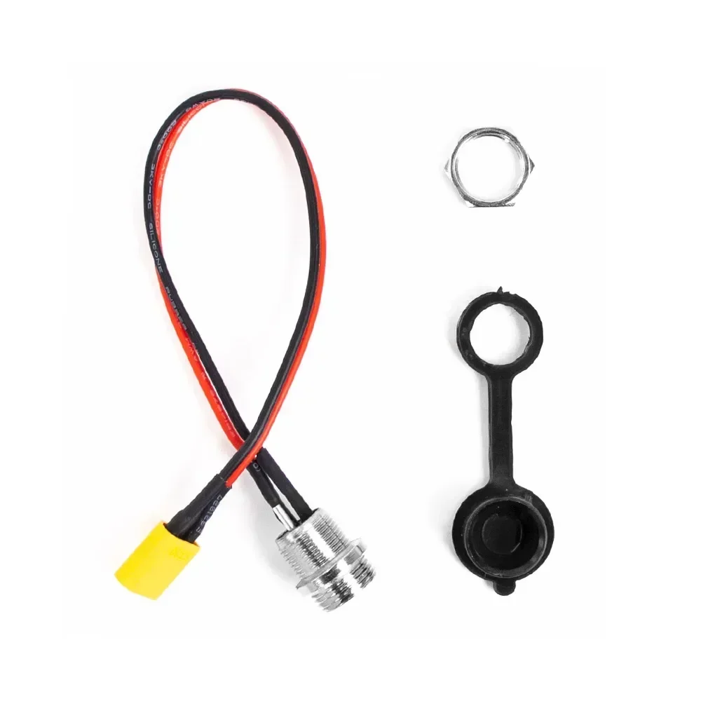XT60 XT30 3-Pin Ladeanschluss GX16 für VSETT 8/8+/9/9+/10+/11+ für ZERO 8 9 10 8X 10X 11X für Speedual E-Scooter Steckdosen-Stecker-Teil – Detail 9