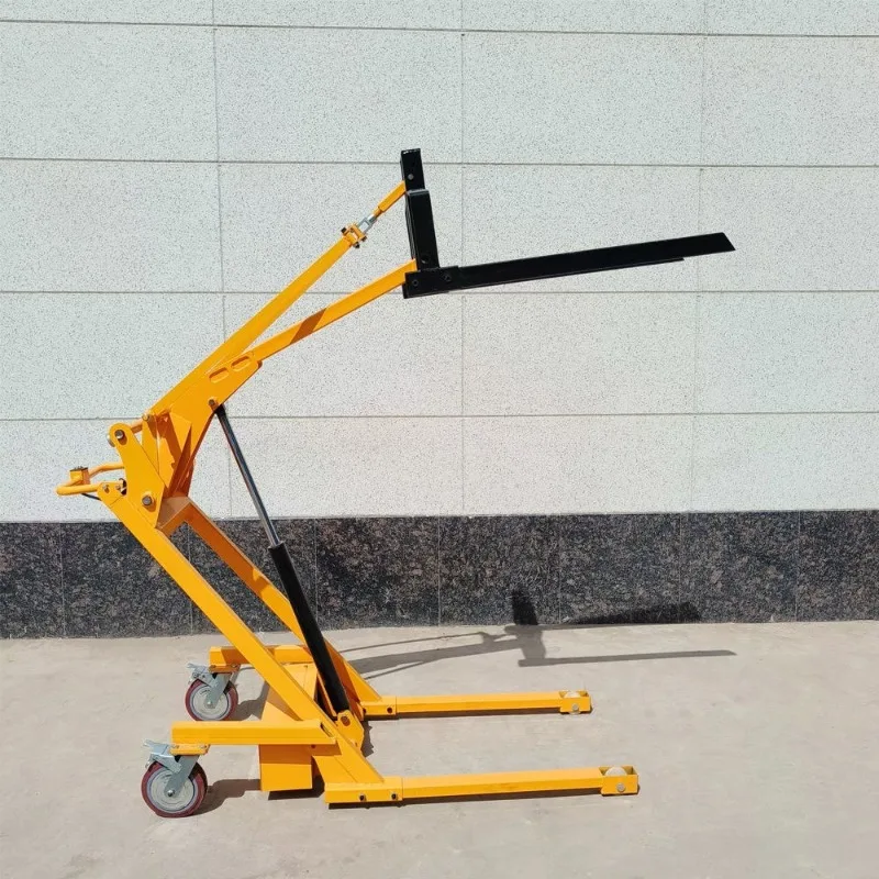 

1.5m Electric Portable 500kg Unloading Truck Forklift Stacker Outdoor Curved Arm Forklift