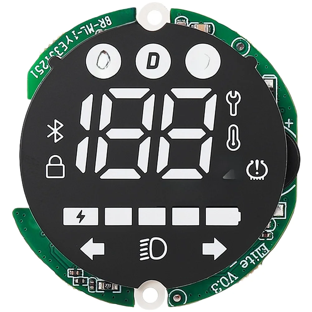 For Xiaomi For Elite Scooter Compatible Display Instrument - Dual-Unit Speed Readout km/h - Easy Install No Wiring Required