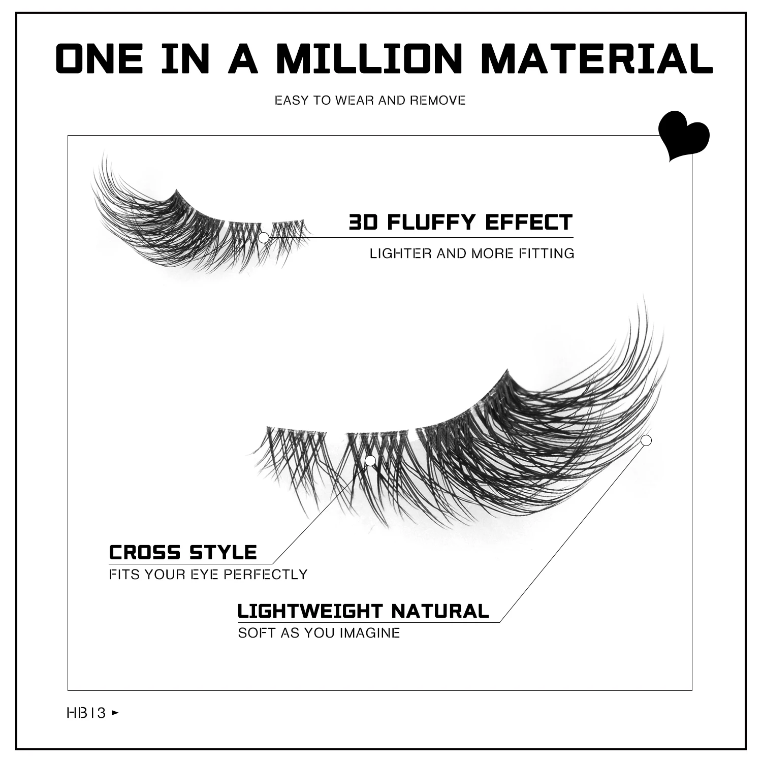 ขนตาปลอม Cat Eye Lashes ธรรมชาติยาวครึ่งตาขนตาสั้น Wispy Clear Band Lashes 3D Faux Mink Lash Multipack