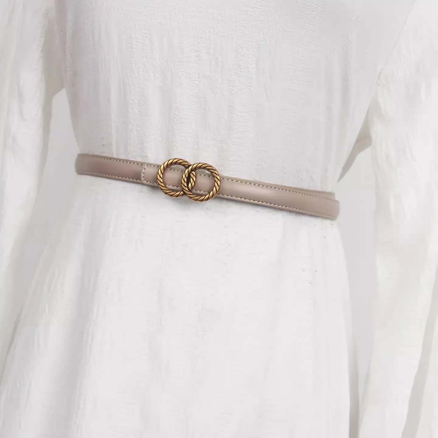 المرأة خمر مشبك جلد طبيعي مشد الإناث Cummerbund معطف حزام فستان Decration حزام ضيق J1633