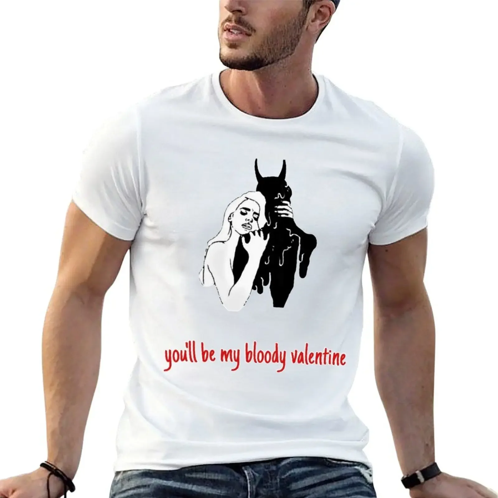 

My bloody Valentine m T-Shirt anime clothes oversized graphic tee quick-drying designer t shirt men