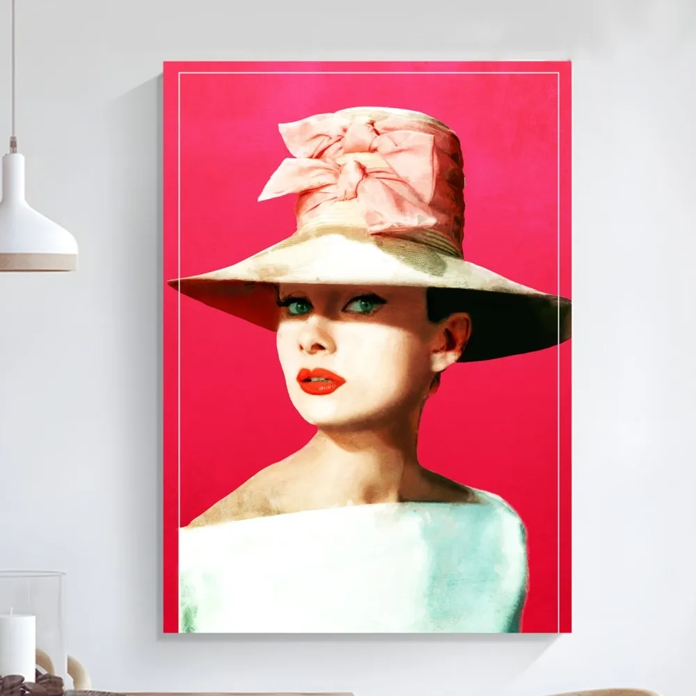 Audrey Hepburn rzymski sztuka plakatu wakacyjny samoprzylepny mały plakat wysokiej jakości plakat na ścianę artystyczny obraz dekoracja ścienna do