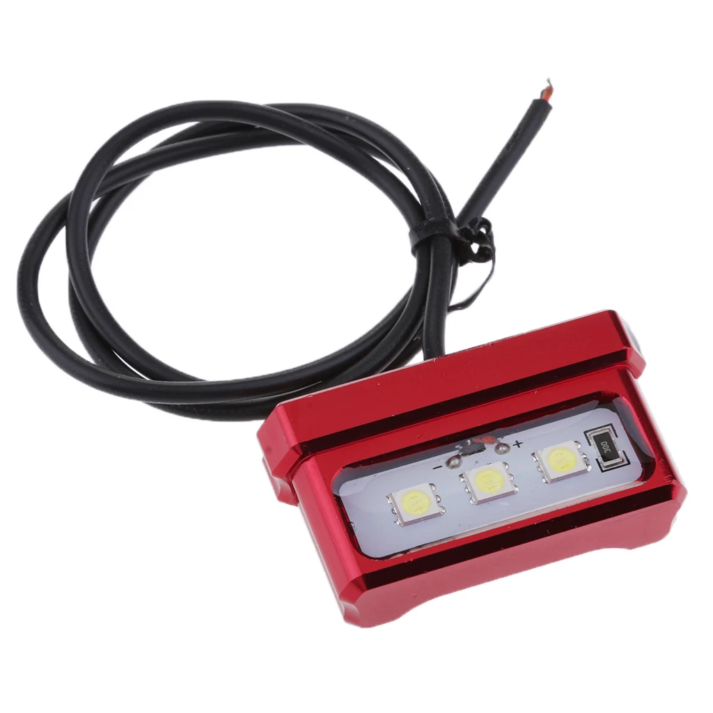 

Tail Lamp LED License Plate Light Lamps -3 bright bulb for Kawasaki Z800 R1 R6 MT07 MT09