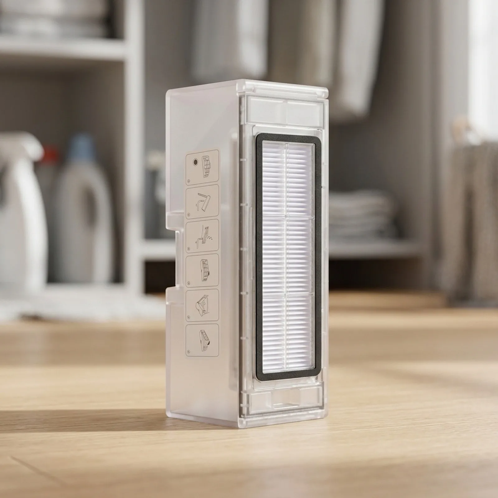 Vacuum Replacement Dust Box Spacious Capacity One-Click Release Latch For Dreame L10s for Pro Efficient Dirt Storage Solution