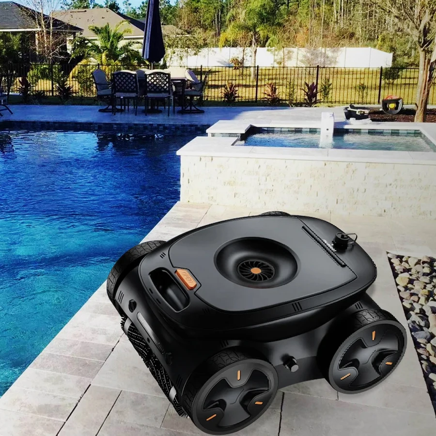 

High-performance Robotic Pool Cleaner Strong Suction AI Precise Navigation And Path Planning Cordless Swimming Pool Cleaners