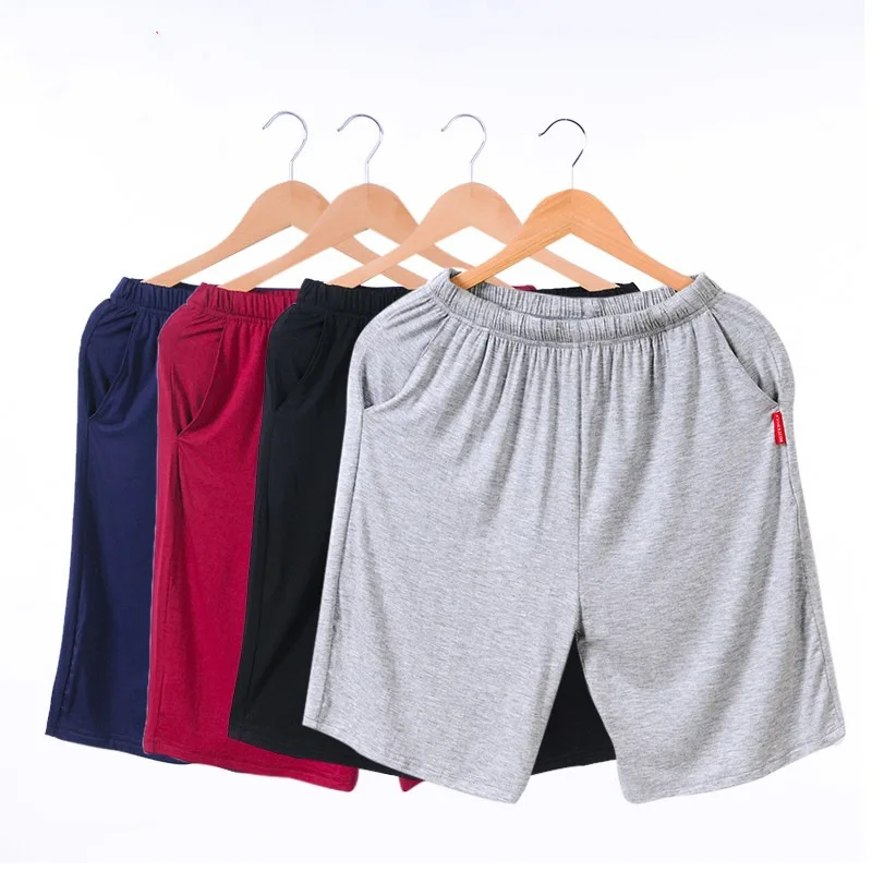 Pantalones cortos de casa para hombre, ropa de cinco pantalones cómodos de alta elasticidad, ropa exterior, pantalones cortos casuales deportivos sueltos