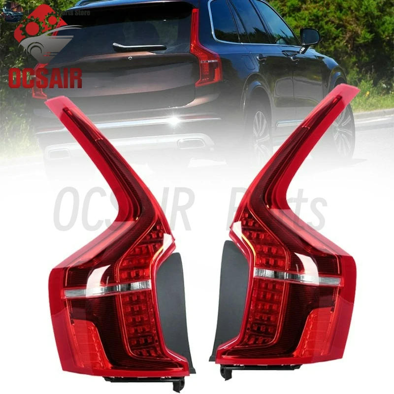 

2PCS LED Tail Light Assembly For Volvo XC90 2016 2017-2023 LH&RH Rear Brake Stop Lamp