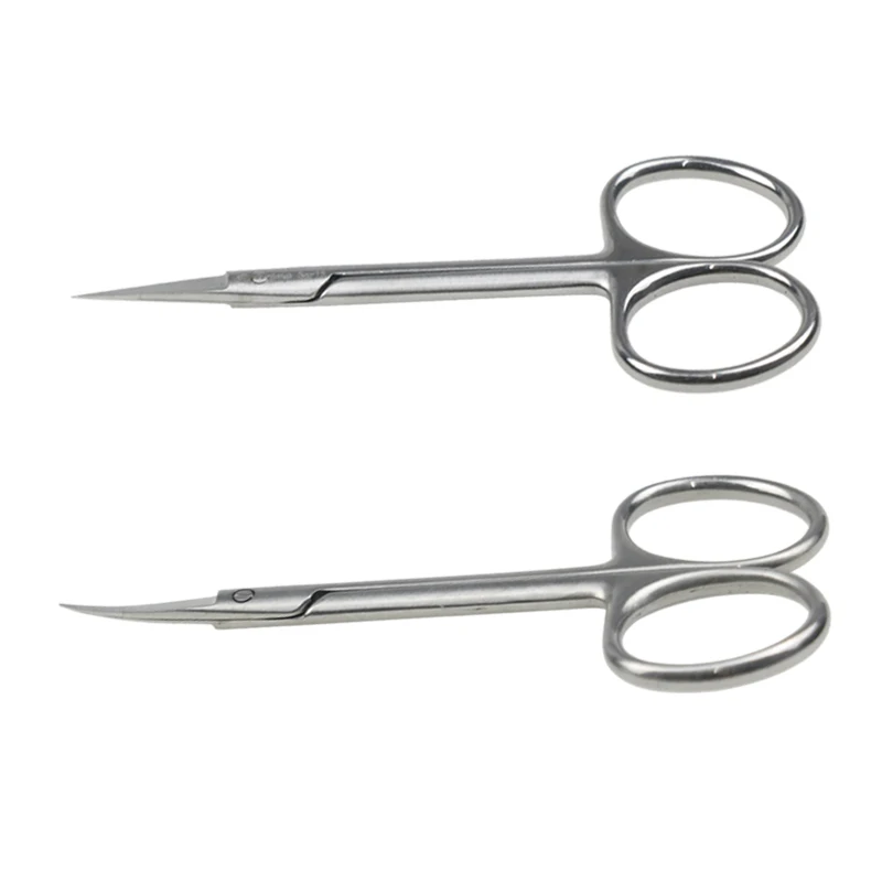 1pcs Stainless Steel Tissue Scissors Straight Curved Autoclavable Medical Scissors 10cm