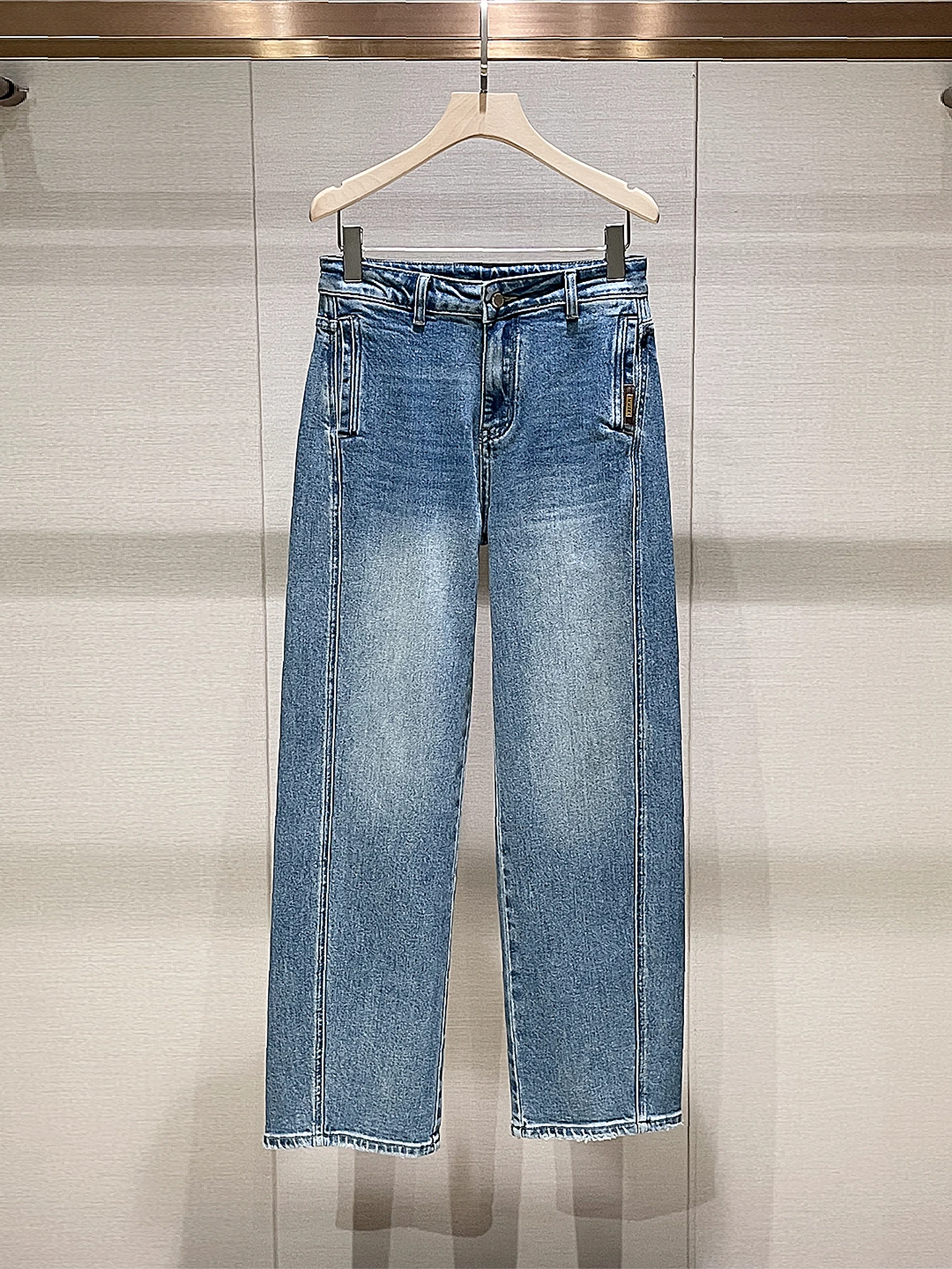 

Retro High Waist Wide Leg Skinny Jeans Women's Spring 2026 Loose Slimming Drapey Small Straight Tube Pants American Vintage S...