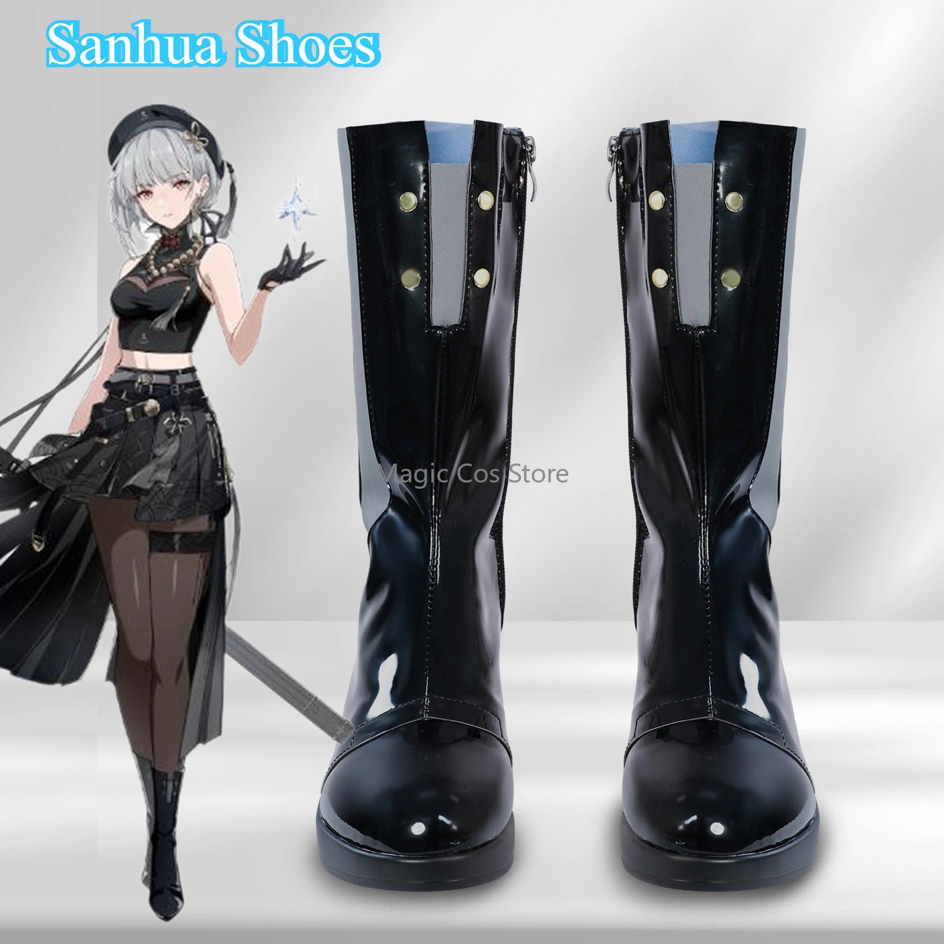 Sanhua Cosplay Shoes Boots Game Wuthering Waves Cosplay Costumes Anime Party Uniform Hallowen Play Role Clothes Props