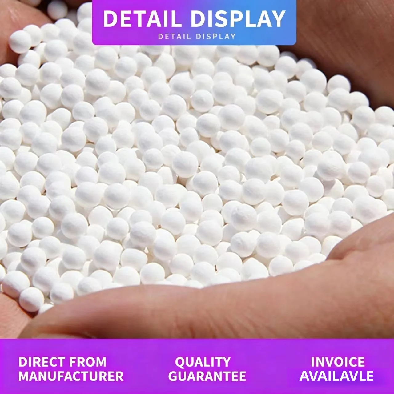 High-Strength Activated Alumina Balls 3-5mm Drying Agent Desiccant Adsorbent for Air Compressor Specific
