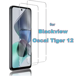 For Blackview Oscal Tiger 12 Tempered Glass Screen Protector High Aluminum HD Crystal 9H Transparent Ultra Clear Anti Scratch