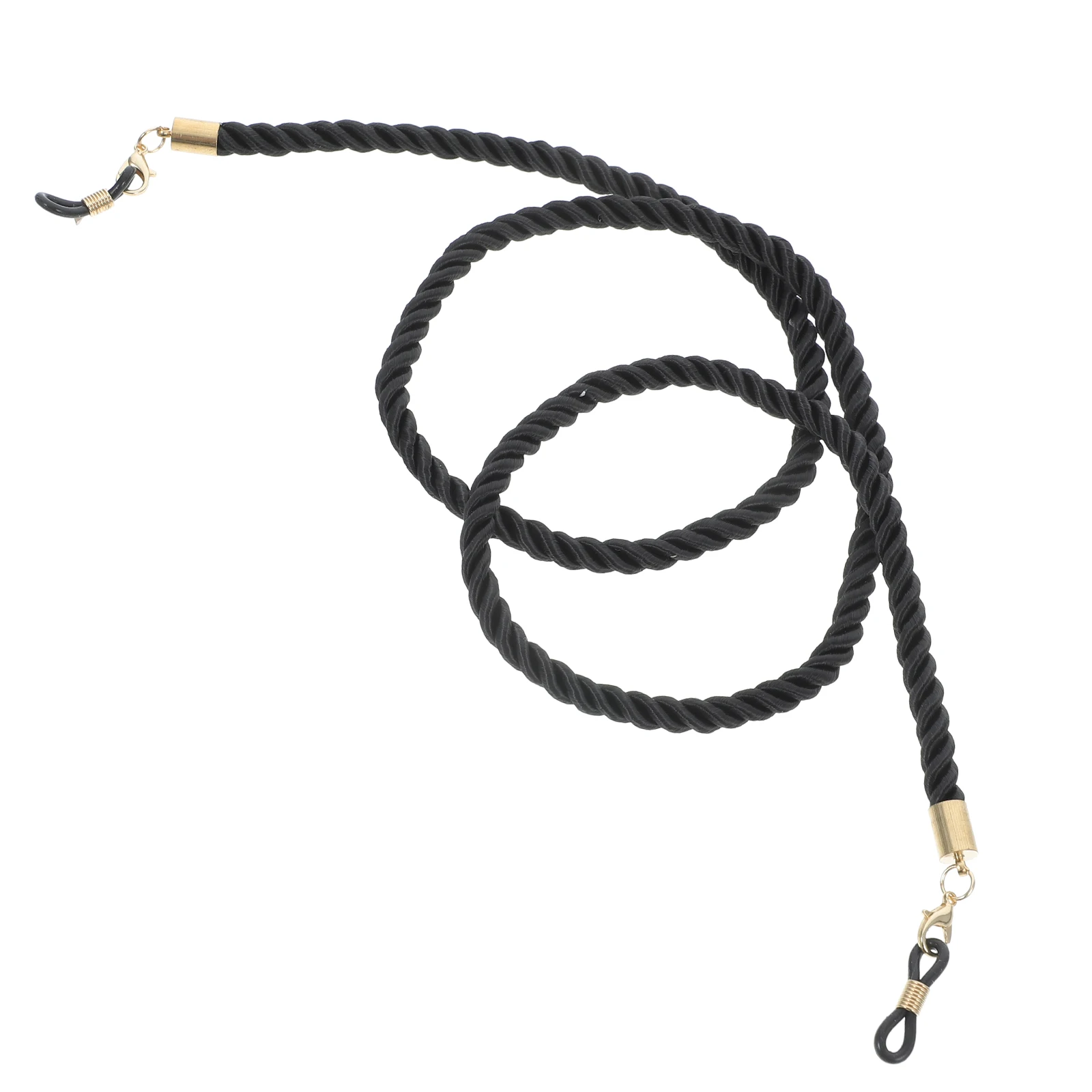 

Glasses Chain Lanyard Eye Holders Around Neck Rope Black Polyester Chains Women Man