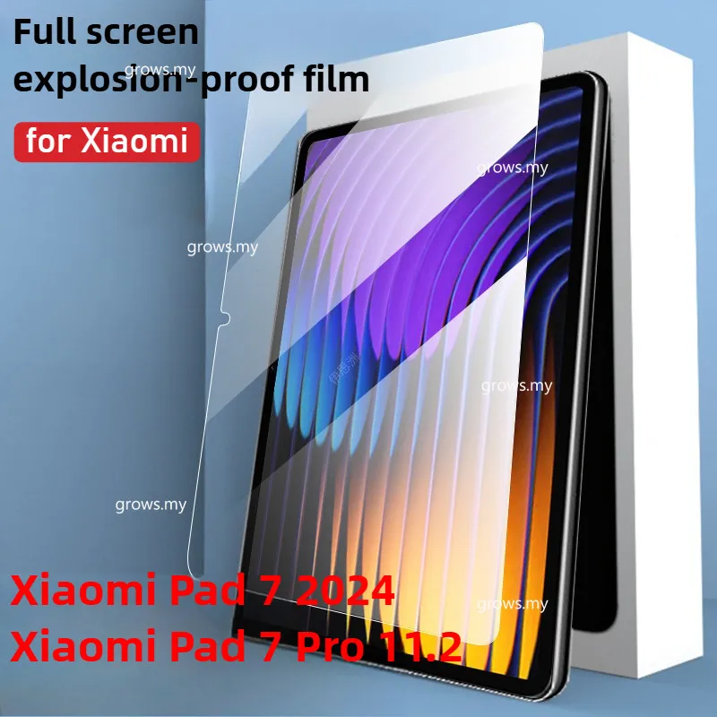 

For Xiaomi Pad 7 Pro 11.2"Poco Pad 5G 12.1"6S Pro 12.4 Glass Film Pad7 6 5 5Pro Redmi Pad SE 4G 8.7 11 10.61 Screen Protector