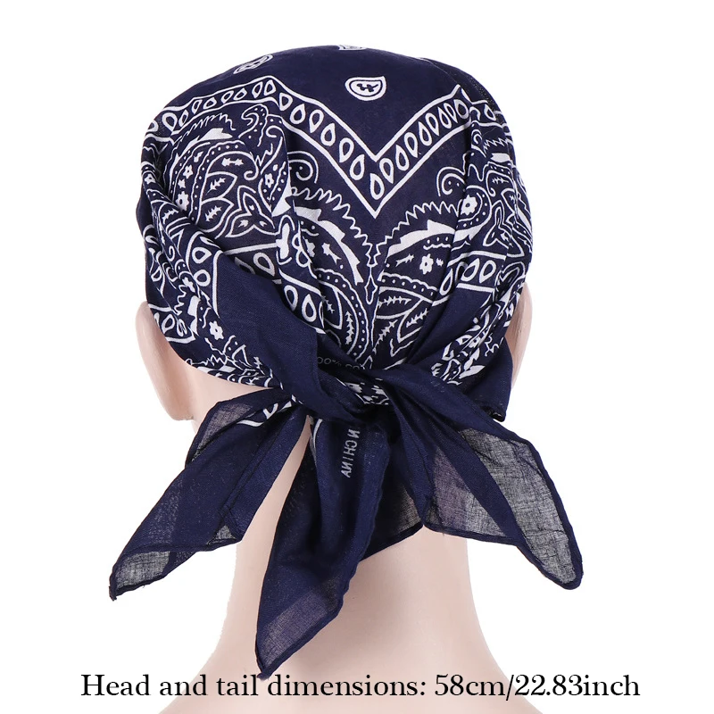 Cap Modern Fashion Vacation Headwear For Sun Protection Visor Bandana Hair Wrap Head Scarf Muslim Hijab Pre Tied