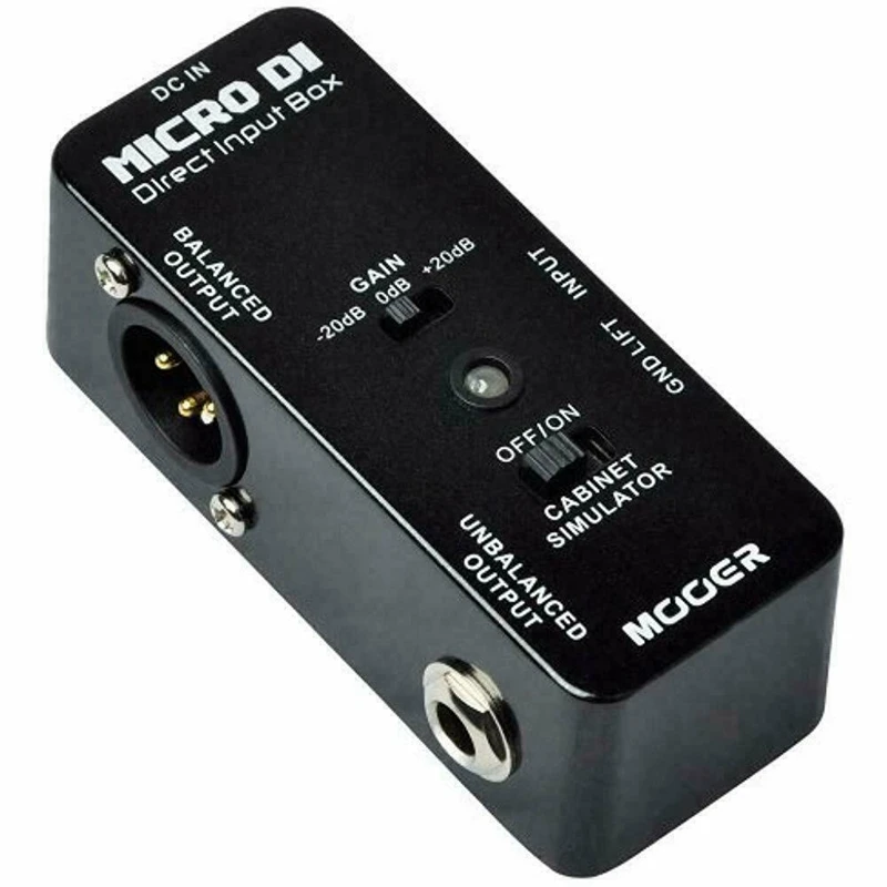 

Mooer MDI1 Analog Di Pedal Electric Guitars Effect Pedal Micro Di Cabinet Simulator Di Box Guitar Effect Pedal Accessories