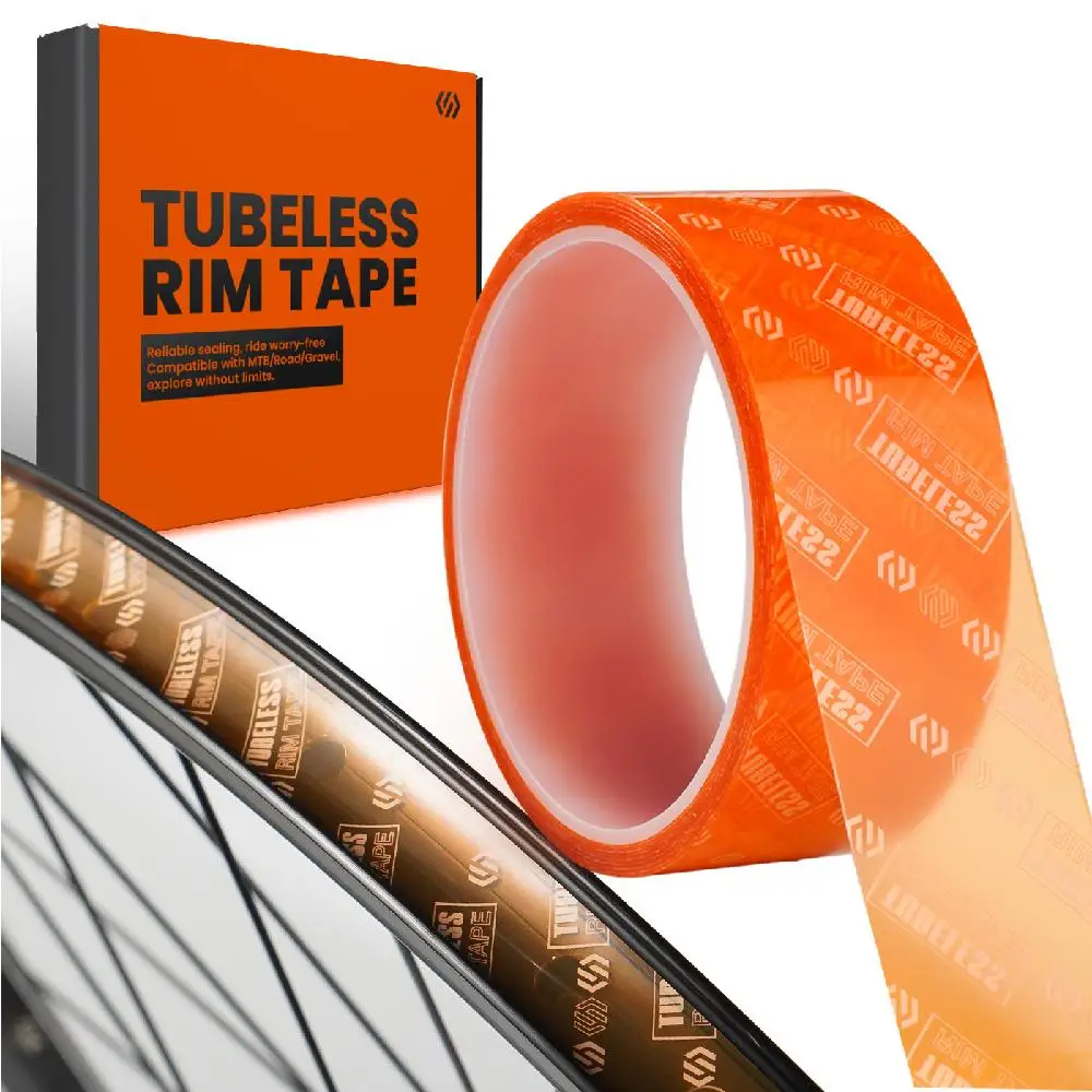 Chooee Tubeless-Fahrradfelgenband, 10 m Rolle, 19/21/23/25/27/30/32/35 mm breit, Fahrradfelgen-Dichtungsband für MTB- und Rennräder, 1 Stück.