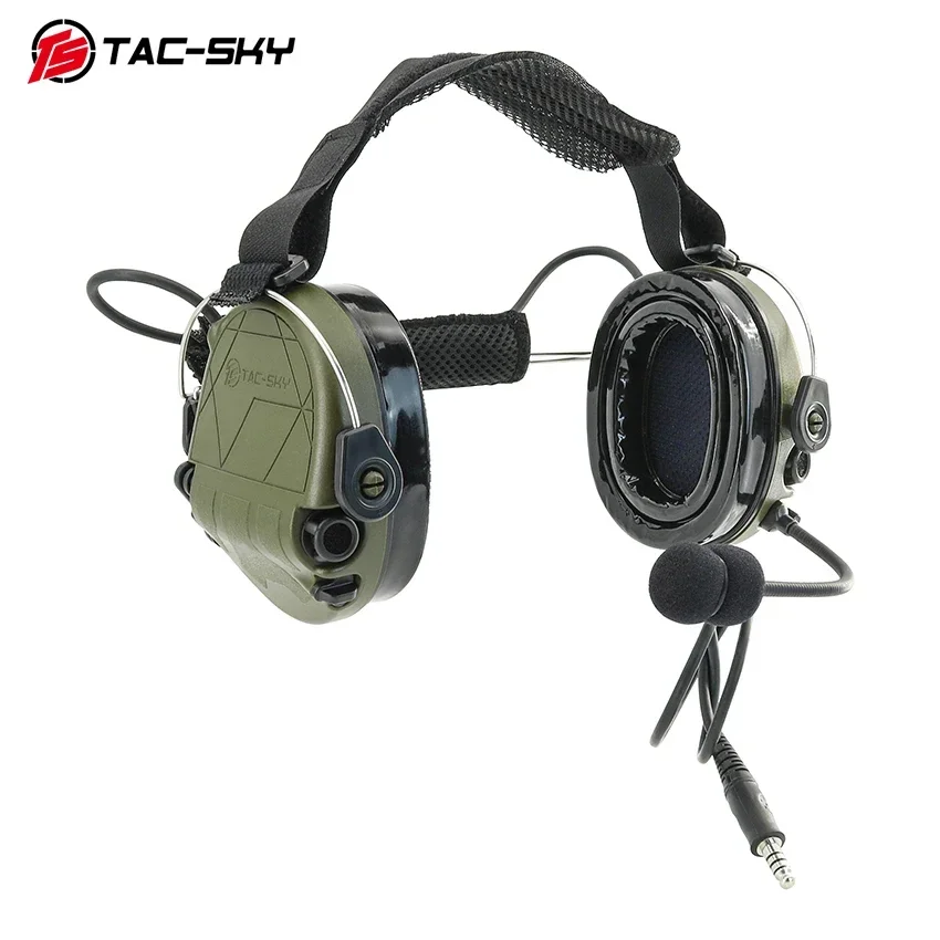 

TS TAC-SKY TAC302 Communication Headset Electronic Shooting Earmuffs Hearing Protection Shooting Headphone for Hunting Airsoft