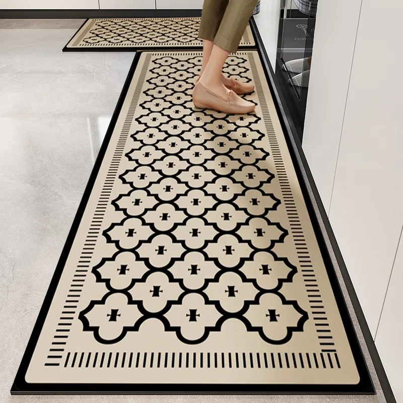 VIKAMA Best-Selling Diatomite Rug For Kitchen Anti-Slip And Anti-Oil Laundry Room Water-Absorbing And Dirt-Resistant Mat Decor