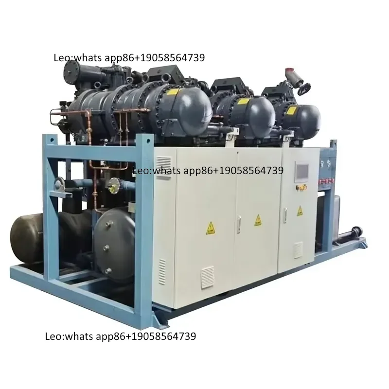 Industrial 40HP Box Screw Semi- Hermetic Compressor Refrigerator Condensing Unit